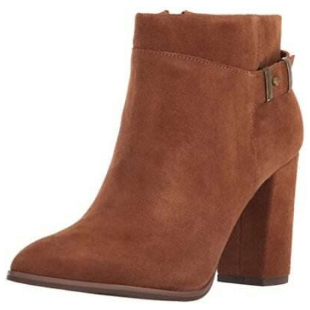 Seychelles Cognac Suede booties